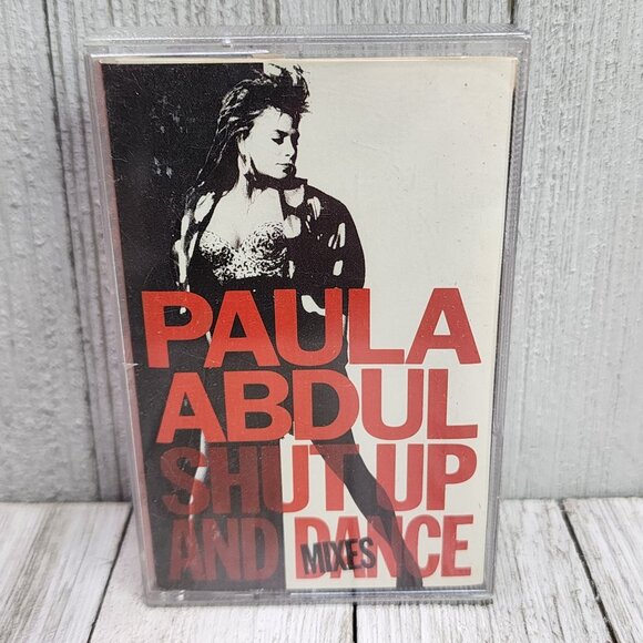 Paula Abdul Shut Up And Dance Mixes Cassette Tape 1990 - Picture 1 of 4